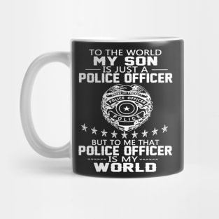 FAther (2) MY SON IS POLICE OFFICER Mug